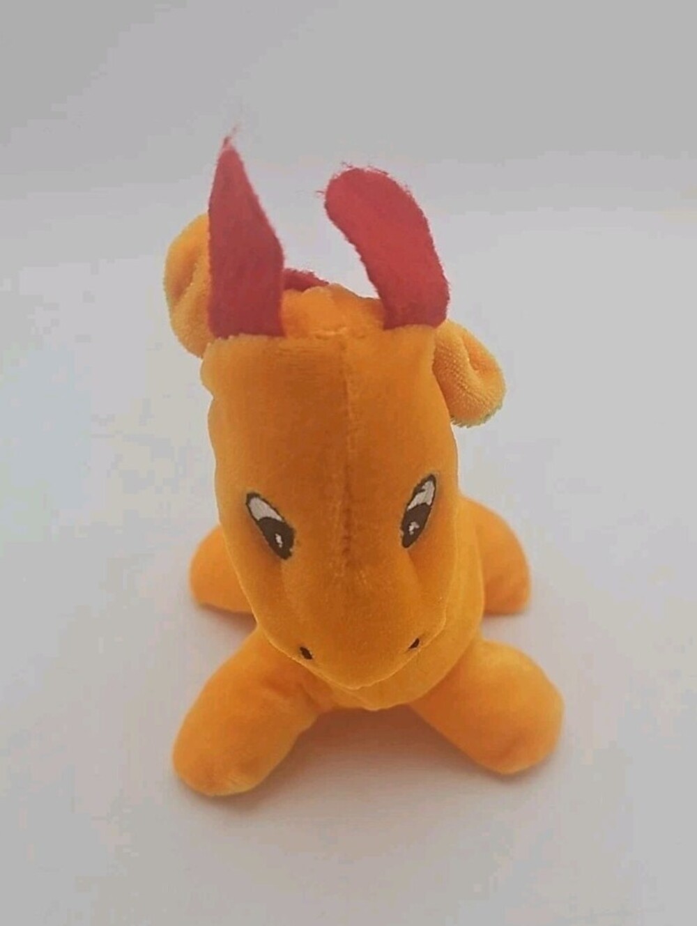 Coast To Coast Entertainment Plush Toy Orange  Dinosaur Stuffed Animal